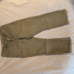 Girls high-rise jegging crop pants